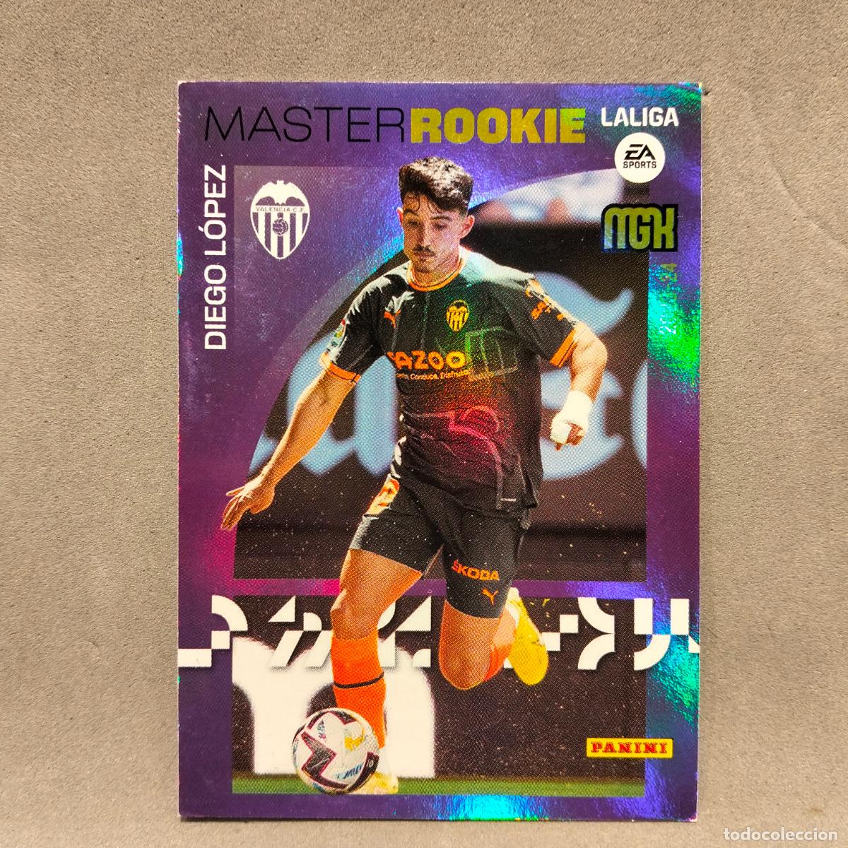 Cromos de F&uacute;tbol: Diego L&oacute;pez Noguerol, Valencia CF, Master Rookie, MegaCracks, MGK 2023-24