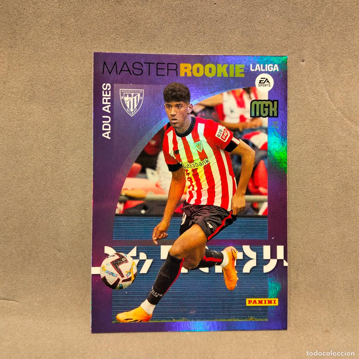 Cromos de F&uacute;tbol: Adu (Malcom Abdulai) Ares Djal&oacute;, Athletic Club, Master Rookie, MegaCracks, MGK 2023-24