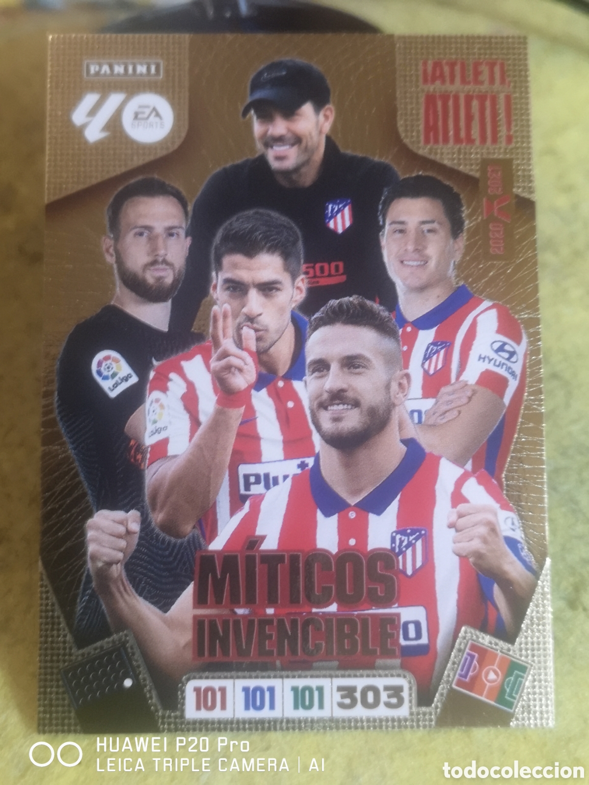 Cromos de F&uacute;tbol: ATLETI, ATLETI! M&Iacute;TICOS INVENCIBLE ADRENALYN 2025 2026