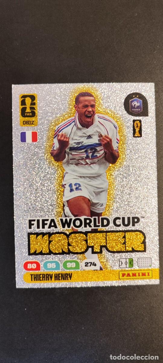 Cromos de F&uacute;tbol: ADRENALYN XL FIFA WORLD CUP 2026 CARD MASTER HENRY FRANCIA # DB12 PANINI