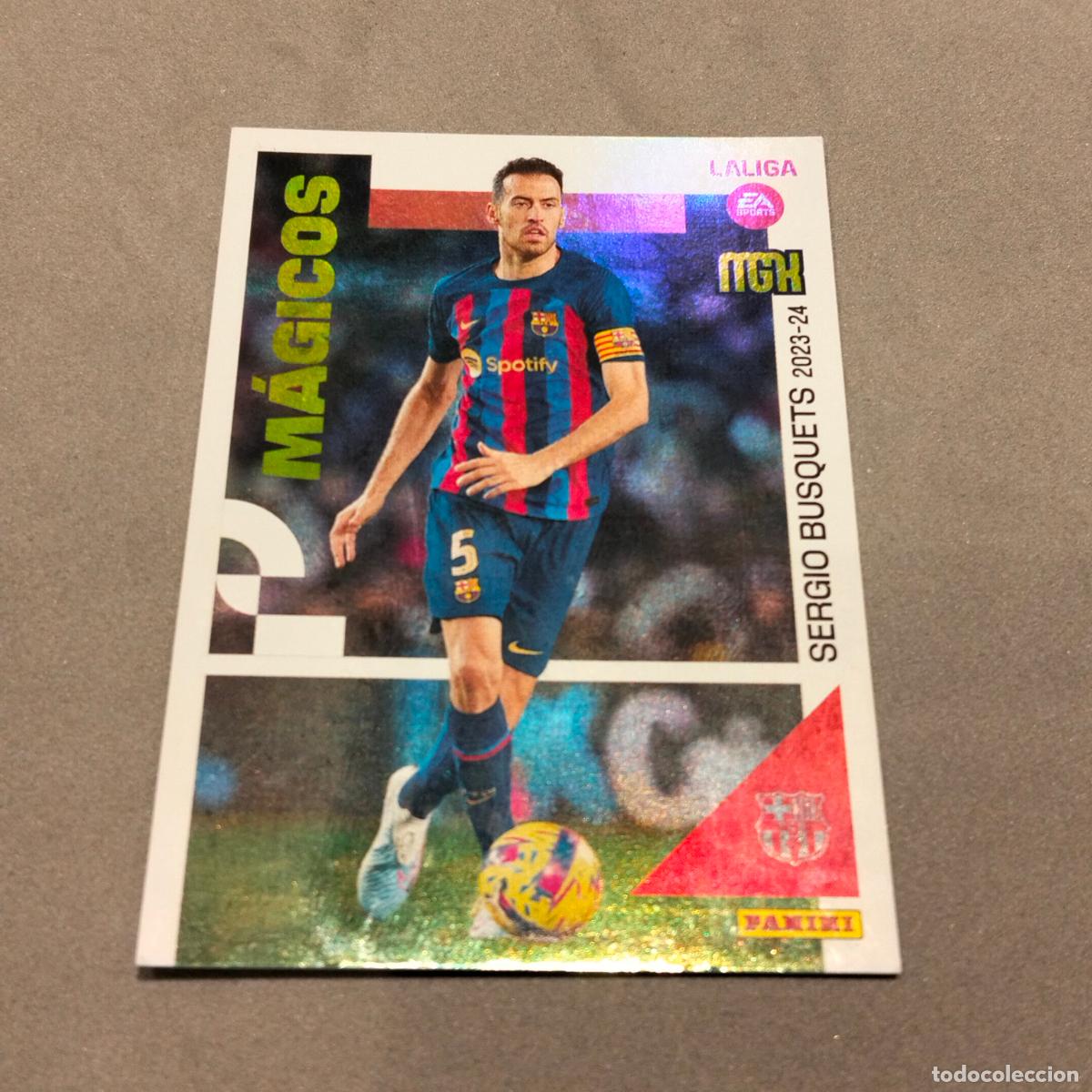 Cromos de F&uacute;tbol: Sergio Busquets Burgos, F&uacute;tbol Club Barcelona, M&aacute;gicos, MegaCracks, MGK 2023-24