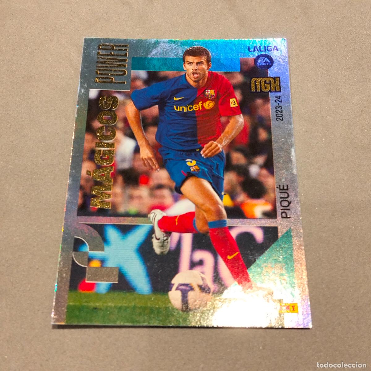 Cromos de F&uacute;tbol: Gerard Piqu&eacute; Bernabeu, F&uacute;tbol Club Barcelona, M&aacute;gicos Power, MegaCracks, MGK 2023-24