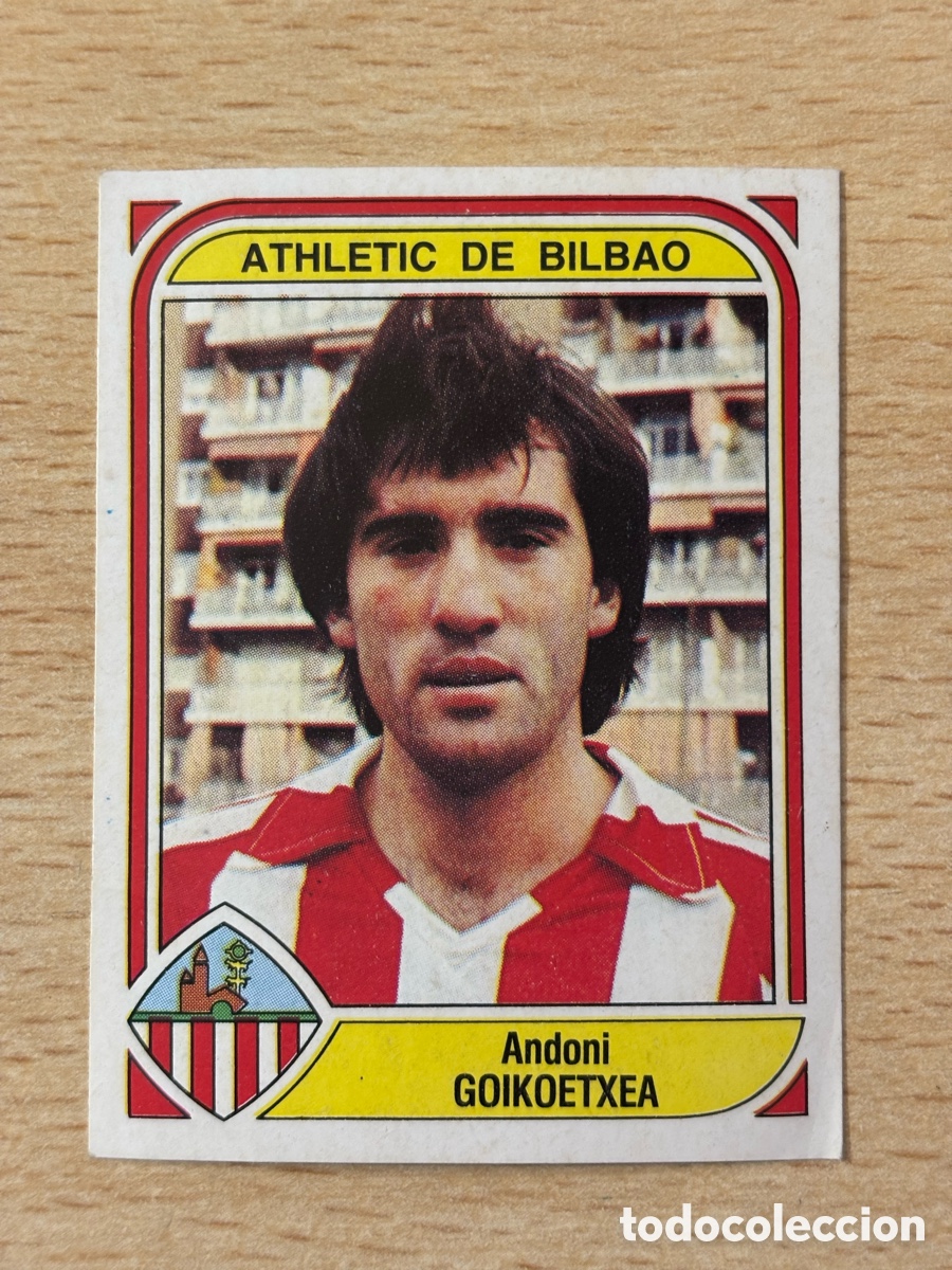 Cromos de F&uacute;tbol: # 7 Goikoetxea Athletic Club de Bilbao Futbol 84 Panini sin pegar