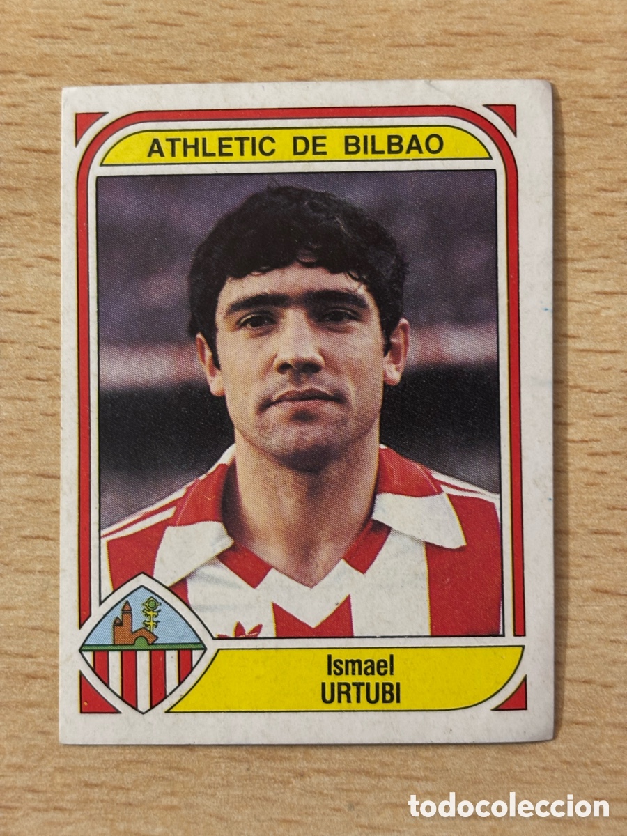 Cromos de F&uacute;tbol: # 12 Urtubi Athletic Club de Bilbao Futbol 84 Panini sin pegar