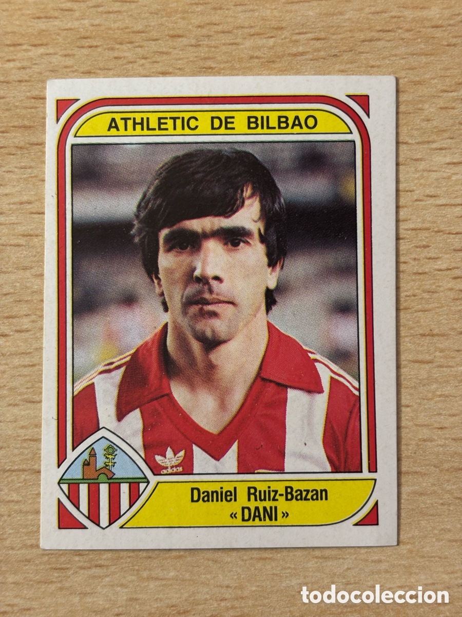 Cromos de F&uacute;tbol: # 15 Dani Athletic Club de Bilbao Futbol 84 Panini sin pegar