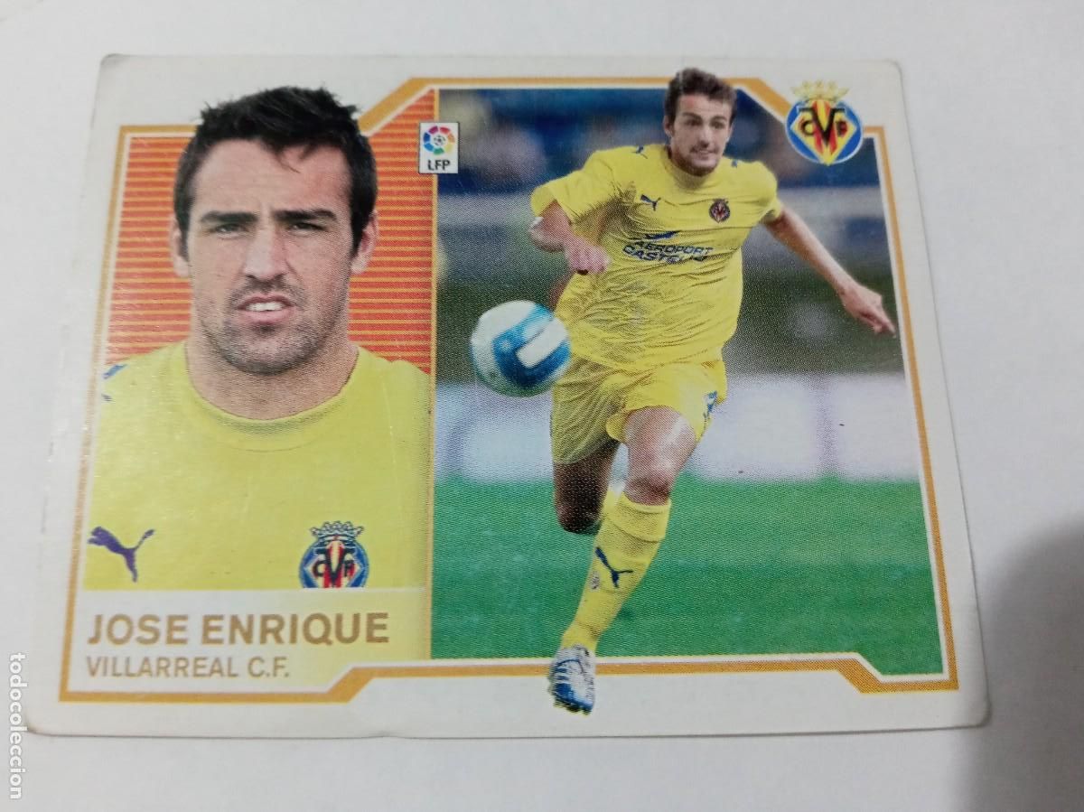 Cromos de F&uacute;tbol: PEGATINA DE FUTBOL , LIGA 2007 - 08 : JOSE ENRIQUE , VILLARREAL C.F. . EDICIONES ESTE