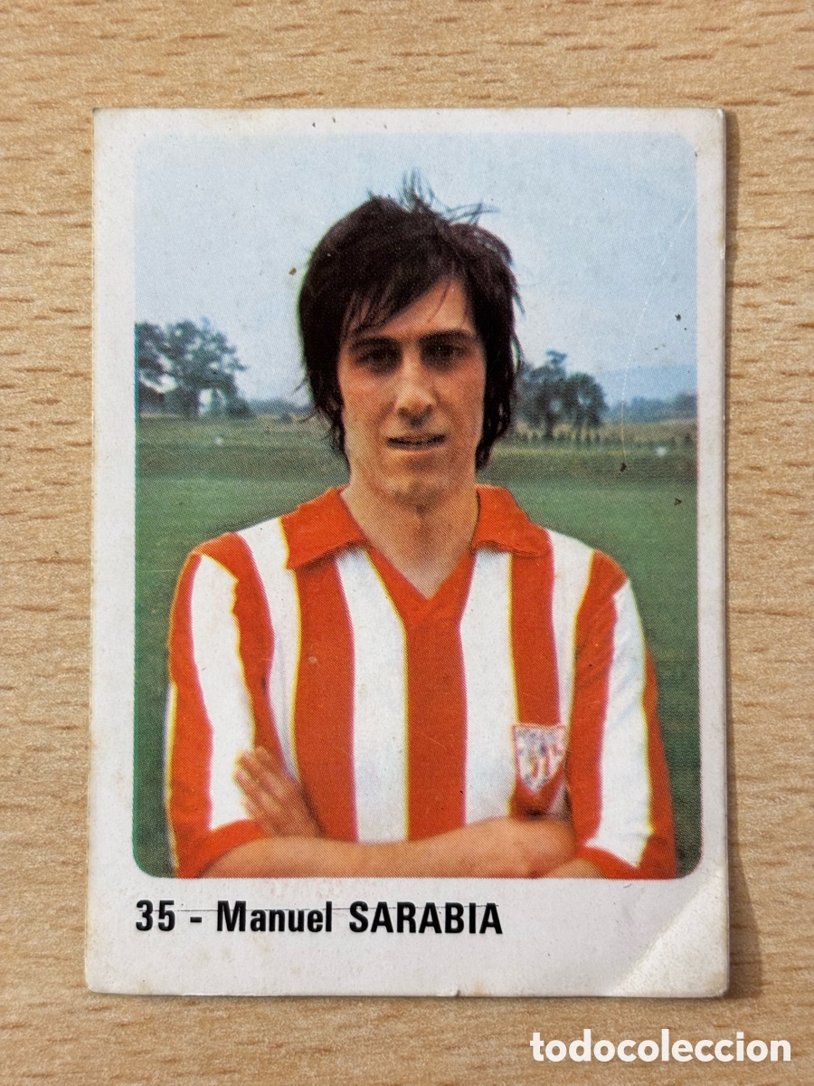 Cromos de F&uacute;tbol: # 35 Sarabia Athletic Club de Bilbao Cromo Crom Panini 1980 1981 sin pegar