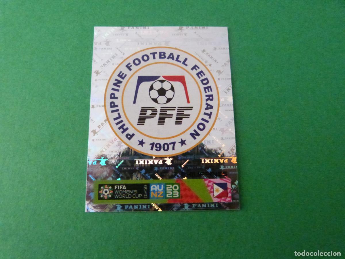 Cartes &agrave; collectionner de Football: CROMO FUTBOL ESCUDO FILIPINAS SIN PEGAR N&ordm; 39 MUNDIAL FEMENINO AUSTRALIA NUEVA ZELANDA 2023 PANINI