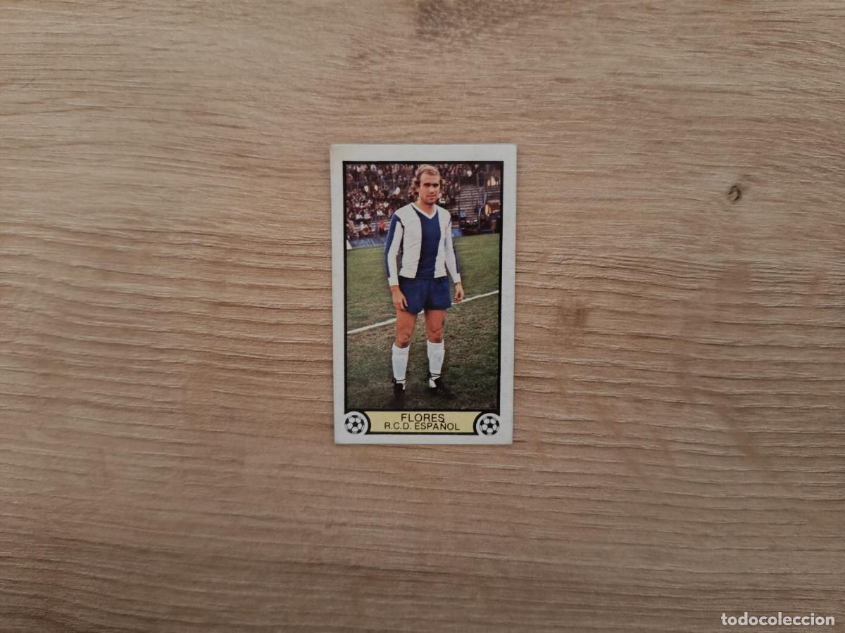 Cromos de F&uacute;tbol: CROMO DE F&Uacute;TBOL LIGA ESTE FLORES ESPA&Ntilde;OL DESPEGADO 1979 1980 79 80