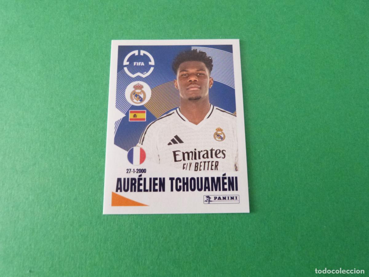 Cromos de F&uacute;tbol: CROMO FUTBOL TCHOUAMENI REAL MADRID C.F. SIN PEGAR N&ordm; 486 CLUB WORLD CUP 2025 PANINI