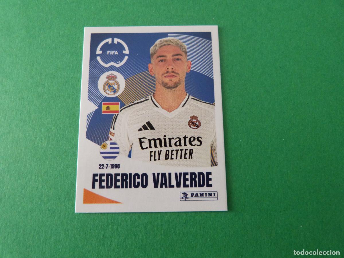 Figurine di Calcio: CROMO FUTBOL FEDE VALVERDE REAL MADRID C.F. SIN PEGAR N&ordm; 485 CLUB WORLD CUP 2025 PANINI
