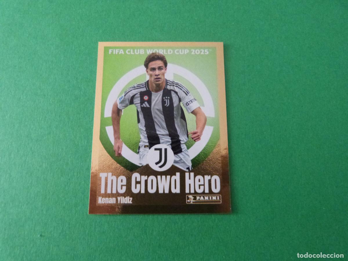 Figurine di Calcio: CROMO FUTBOL KENAN YILDIZ JUVENTUS SIN PEGAR N&ordm; 478 CLUB WORLD CUP 2025 PANINI