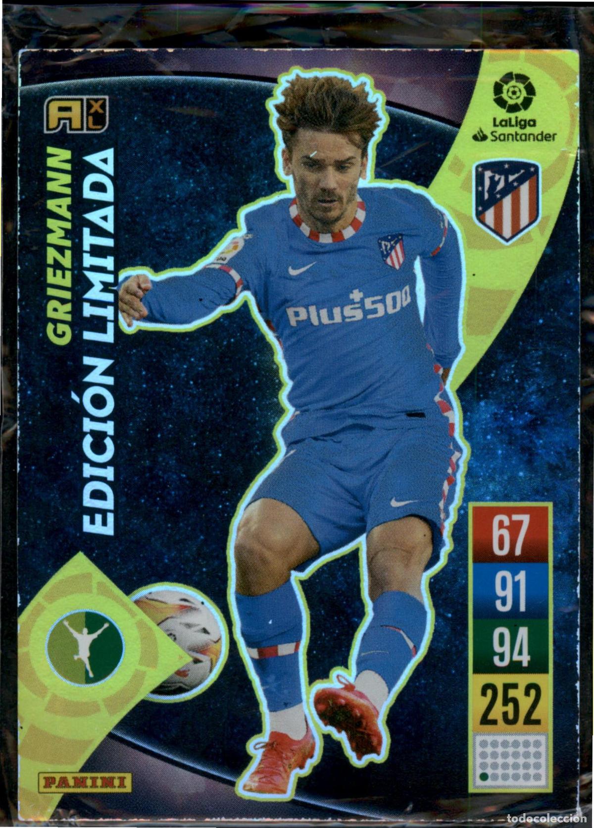 Figurine di Calcio: Griezmann Edici&oacute;n Limitada Atl&eacute;tico de Madrid LaLiga Santander Adrenalyn XL 2021 2022 Panini 21 22