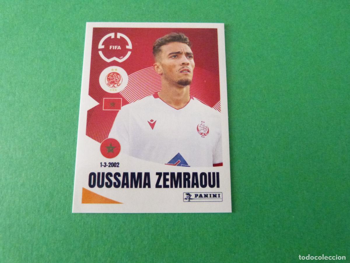 Figurine di Calcio: CROMO FUTBOL OUSSAMA ZEMRAOUI WYDAD A.C. SIN PEGAR N&ordm; 435 CLUB WORLD CUP 2025 PANINI