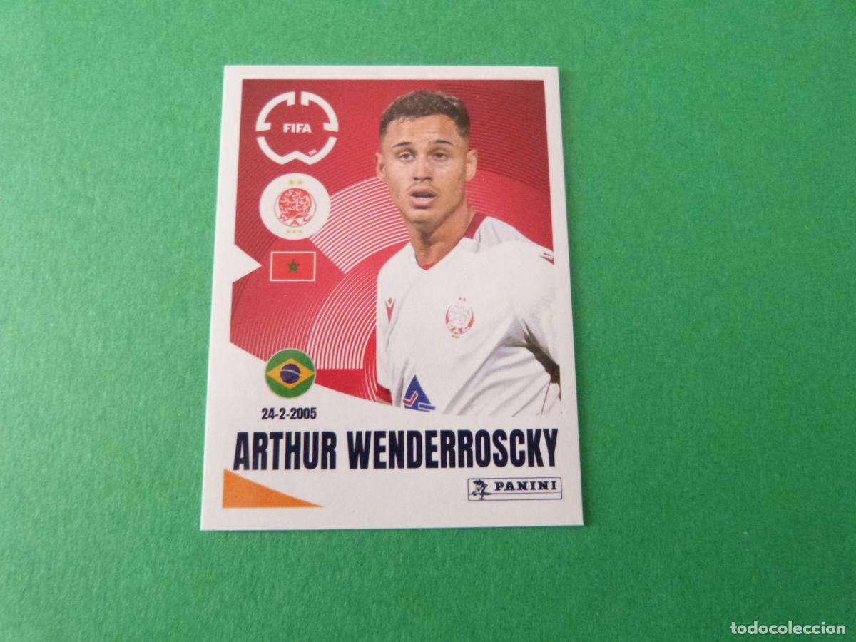 Figurine di Calcio: CROMO FUTBOL ARTHUR WENDERROSCKY WYDAD A.C. SIN PEGAR N&ordm; 433 CLUB WORLD CUP 2025 PANINI