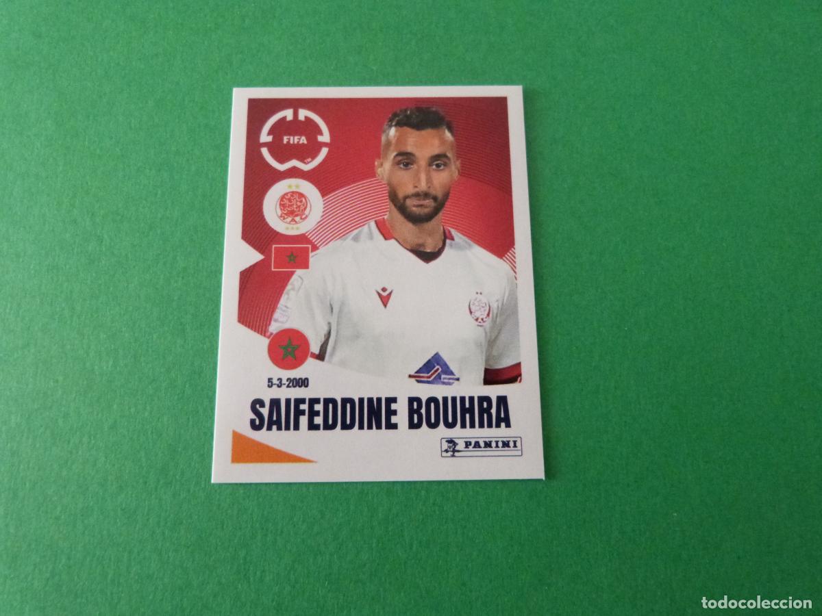 Figurine di Calcio: CROMO FUTBOL SAIFEDDINE BOUHRA WYDAD A.C. SIN PEGAR N&ordm; 431 CLUB WORLD CUP 2025 PANINI