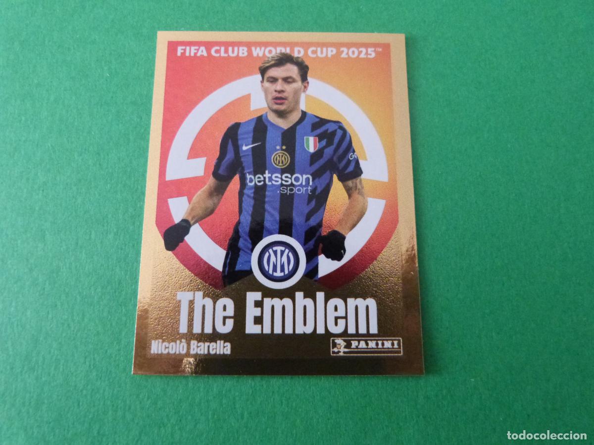 Cromos de F&uacute;tbol: CROMO FUTBOL NICOLO BARELLA INTER DE MILAN SIN PEGAR N&ordm; 328 CLUB WORLD CUP 2025 PANINI