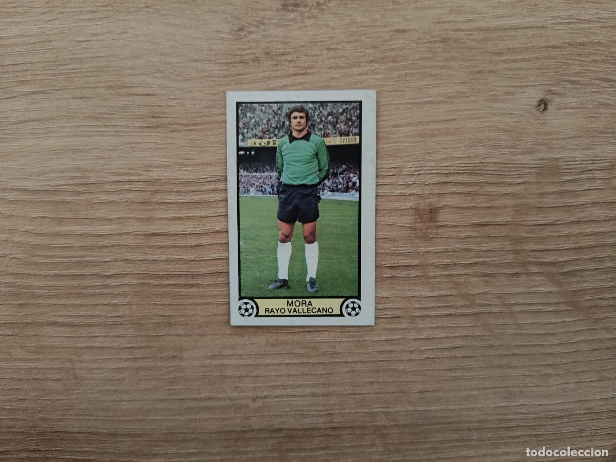 Football Stickers: CROMO DE F&Uacute;TBOL LIGA ESTE MORA FICHAJE 4 RAYO VALLECANO DESPEGADO 1979 1980 79 80
