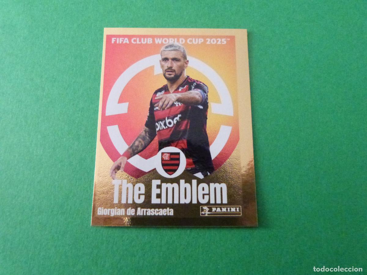 Cromos de F&uacute;tbol: CROMO FUTBOL GIORGIAN DE ARRASCAETA CR FLAMENGO SIN PEGAR N&ordm; 202 CLUB WORLD CUP 2025 PANINI