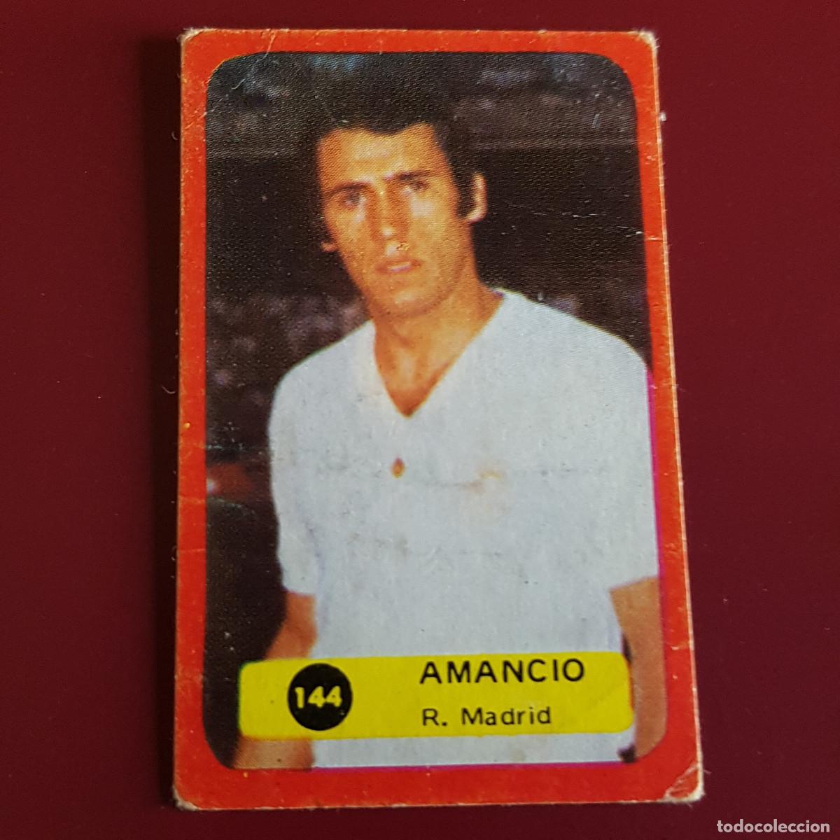 Figurine di Calcio: SOLANO GRAFIMUR - CAMPEONATO DE LIGA 1975 1976 - 75 76 - R MADRID - AMANCIO 144 - NUNCA PEGADO
