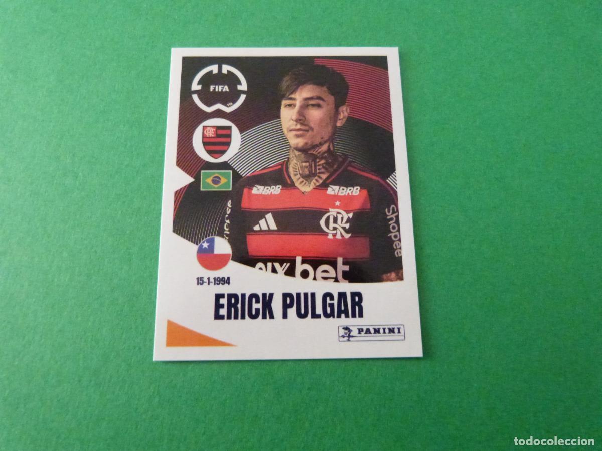 Figurine di Calcio: CROMO FUTBOL ERIK PULGAR CR FLAMENGO SIN PEGAR N&ordm; 201 CLUB WORLD CUP 2025 PANINI
