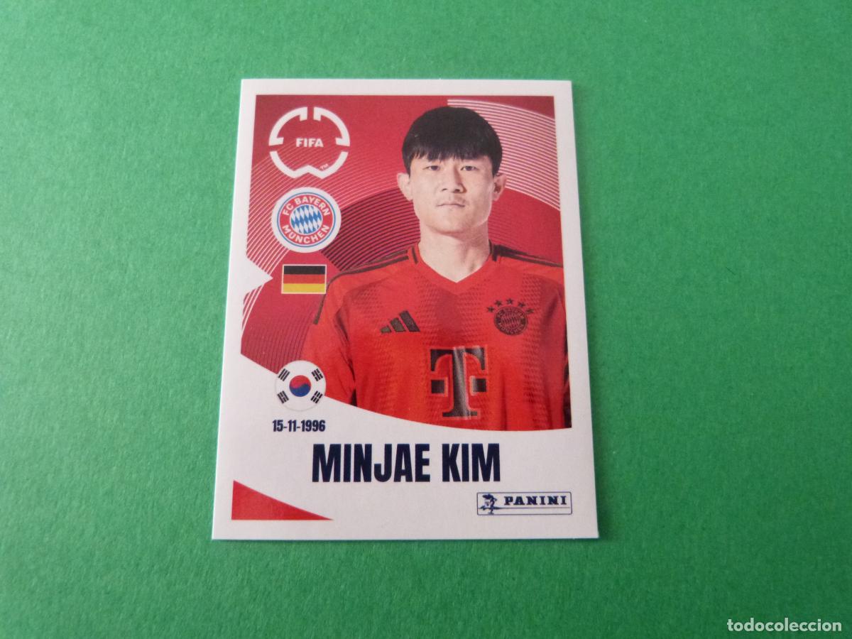 Cromos de F&uacute;tbol: CROMO FUTBOL MINJAE KIM BAYERN DE MUNICH SIN PEGAR N&ordm; 123 CLUB WORLD CUP 2025 PANINI