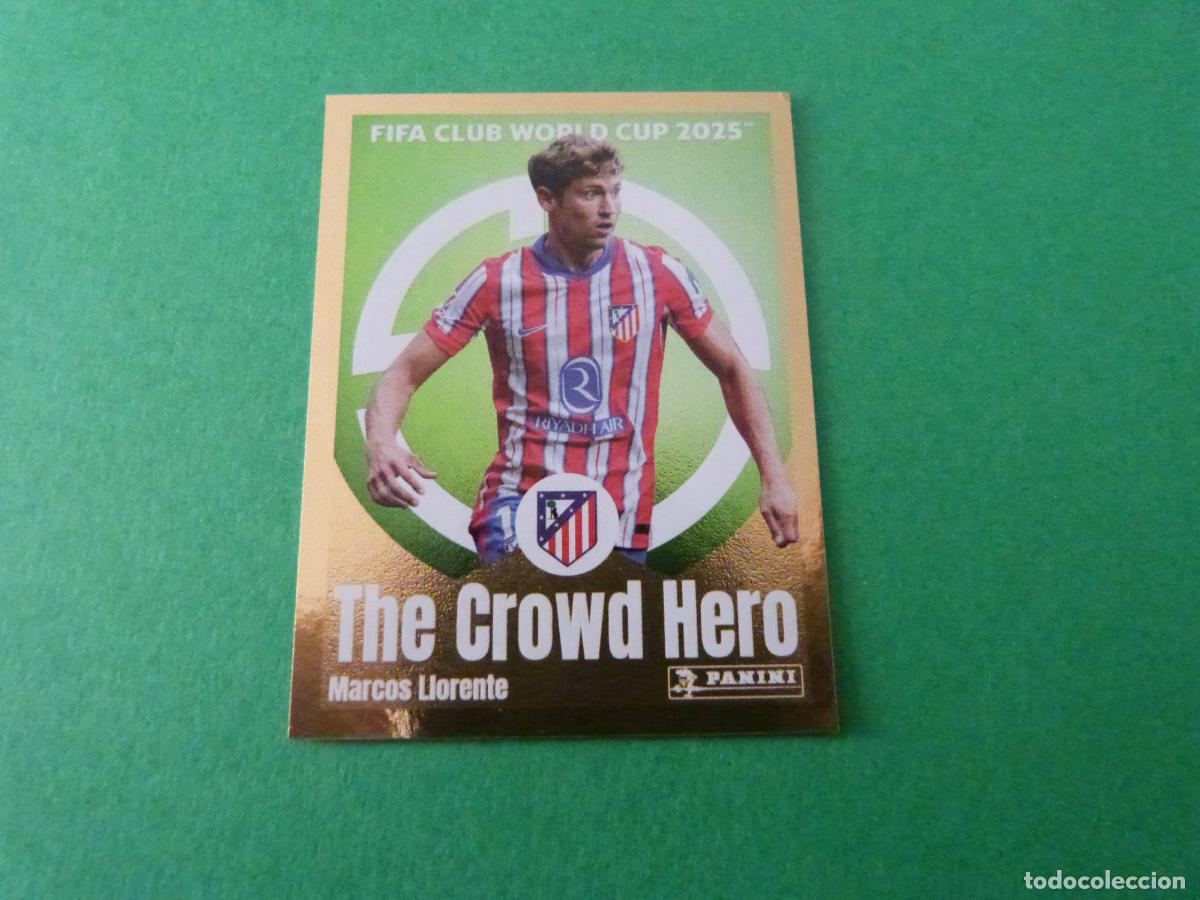 Cromos de F&uacute;tbol: CROMO FUTBOL MARCOS LLORENTE ATLETICO DE MADRID SIN PEGAR N&ordm; 97 CLUB WORLD CUP 2025 PANINI
