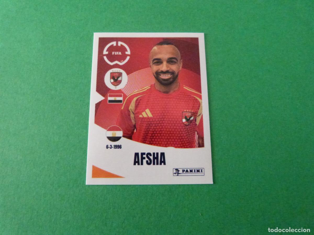 Cromos de F&uacute;tbol: CROMO FUTBOL AFSHA AL AHLY SC SIN PEGAR N&ordm; 50 CLUB WORLD CUP 2025 PANINI