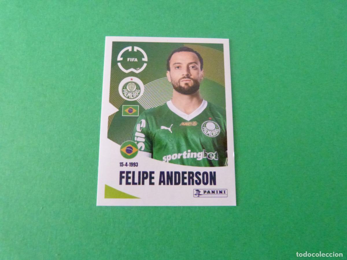 Figurine di Calcio: CROMO FUTBOL FELIPE ANDERSON SE PALMEIRAS SIN PEGAR N&ordm; 21 CLUB WORLD CUP 2025 PANINI