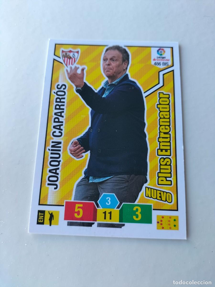 Figurine di Calcio: 1 CROMO FICHA PANINI ADRENALYN TEMPORADA 18-19 2018-2019 SEVILLA C.F 486 BIS JOAQU&Iacute;N CAPARR&Oacute;S