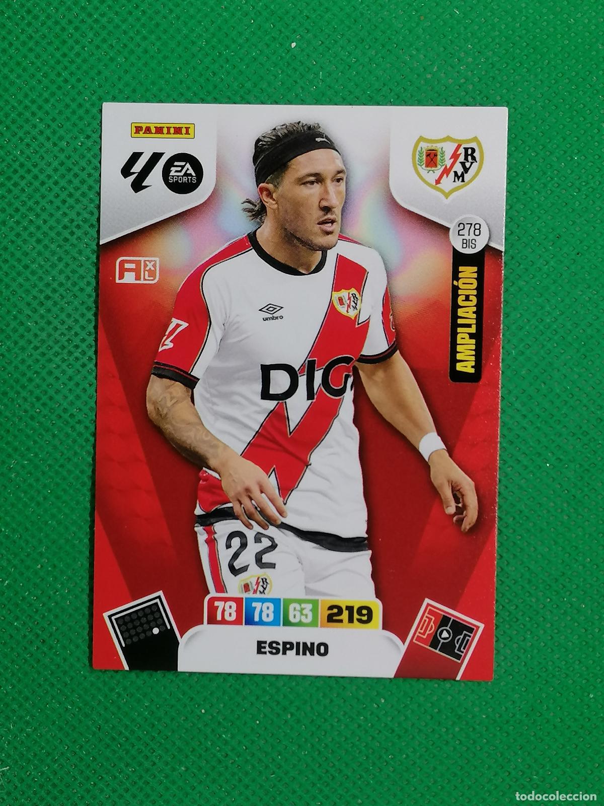Cromos de F&uacute;tbol: 278BIS 278 BIS ESPINO RAYO VALLECANO AMPLIACION ⚽ PANINI LIGA ADRENALYN XL 2025 2026 25 26 ⚽