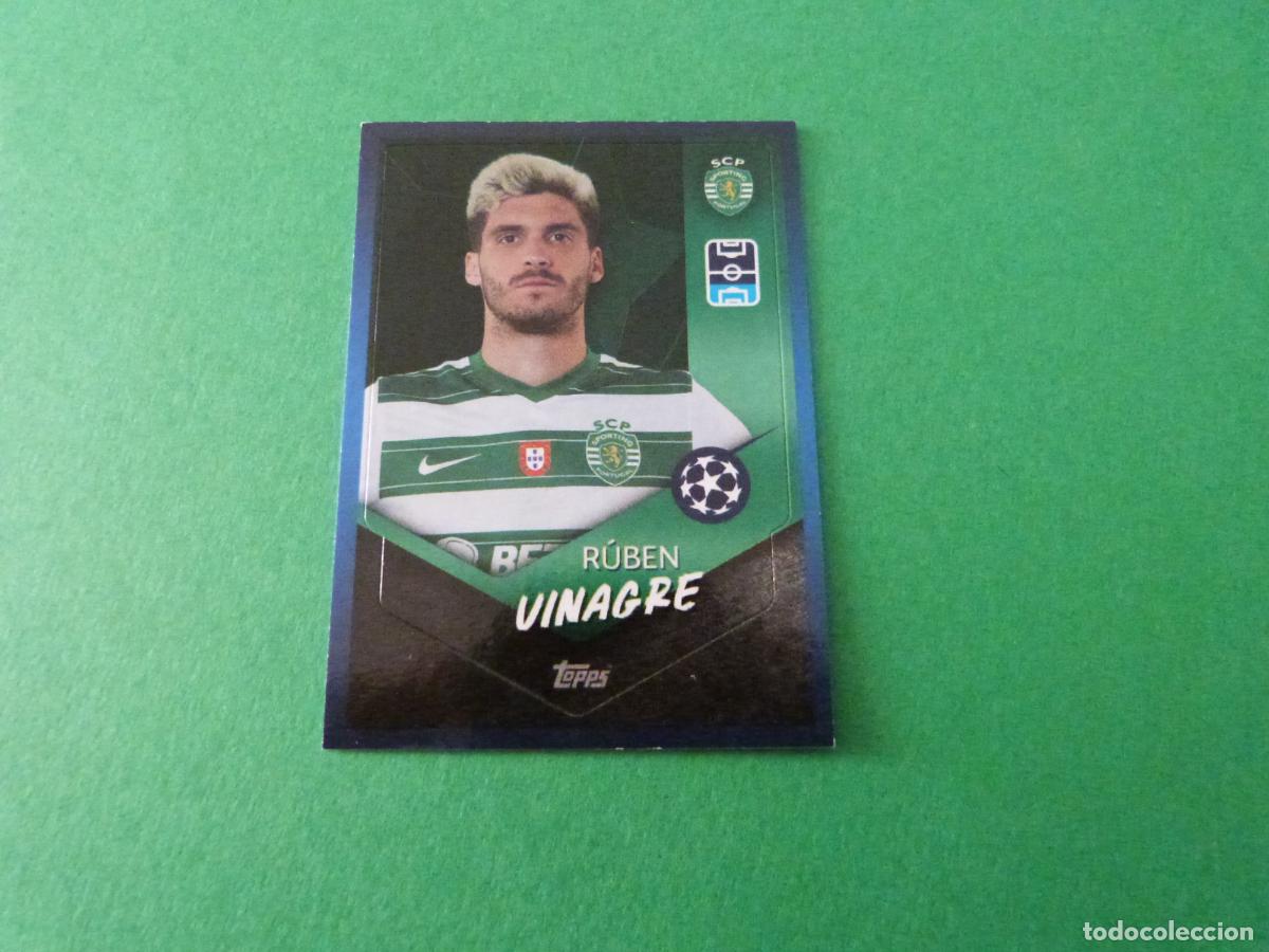 Cromos de Futebol: CROMO FUTBOL VINAGRE SPORTING DE LISBOA SIN PEGAR N&ordm; 219 CHAMPIONS LEAGUE 2021-2022/21-22 TOPPS