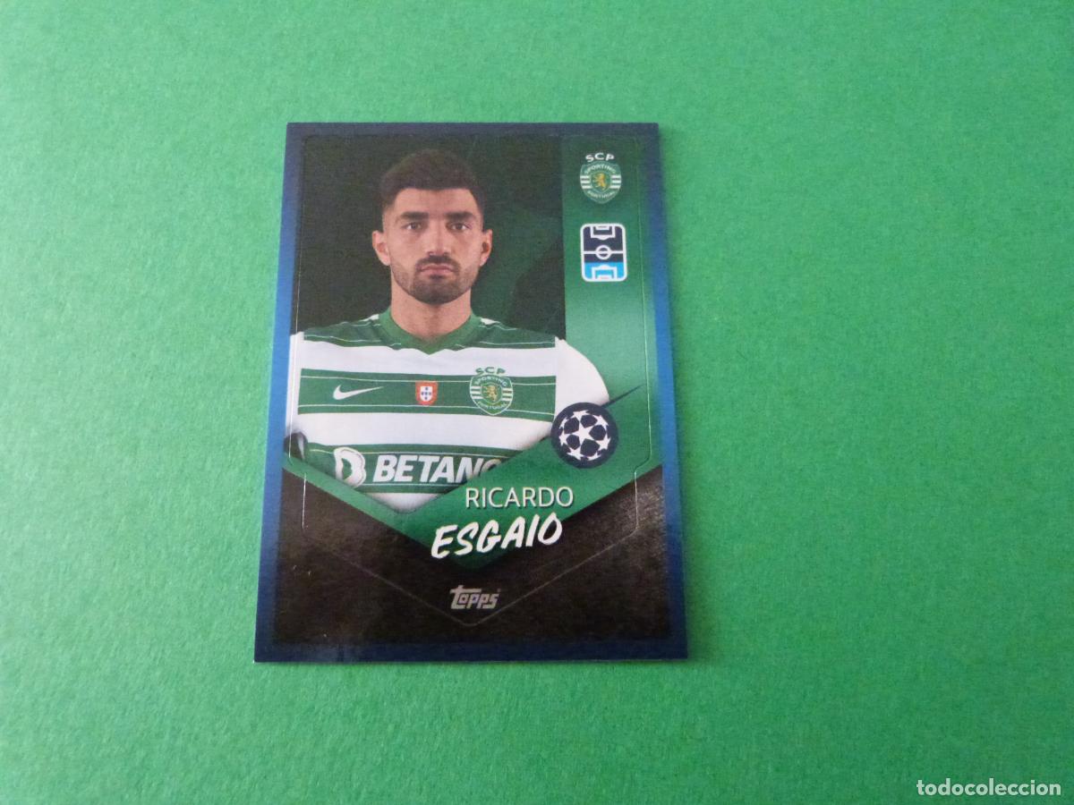Cromos de Futebol: CROMO FUTBOL ESGAIO SPORTING DE LISBOA SIN PEGAR N&ordm; 220 CHAMPIONS LEAGUE 2021-2022/21-22 TOPPS