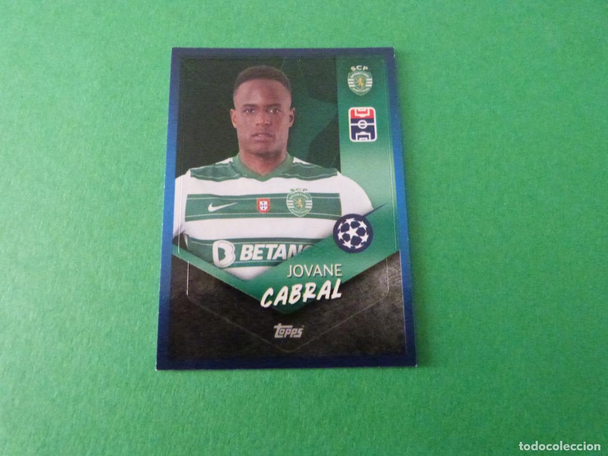 Cromos de Futebol: CROMO FUTBOL CABRAL SPORTING DE LISBOA SIN PEGAR N&ordm; 228 CHAMPIONS LEAGUE 2021-2022/21-22 TOPPS