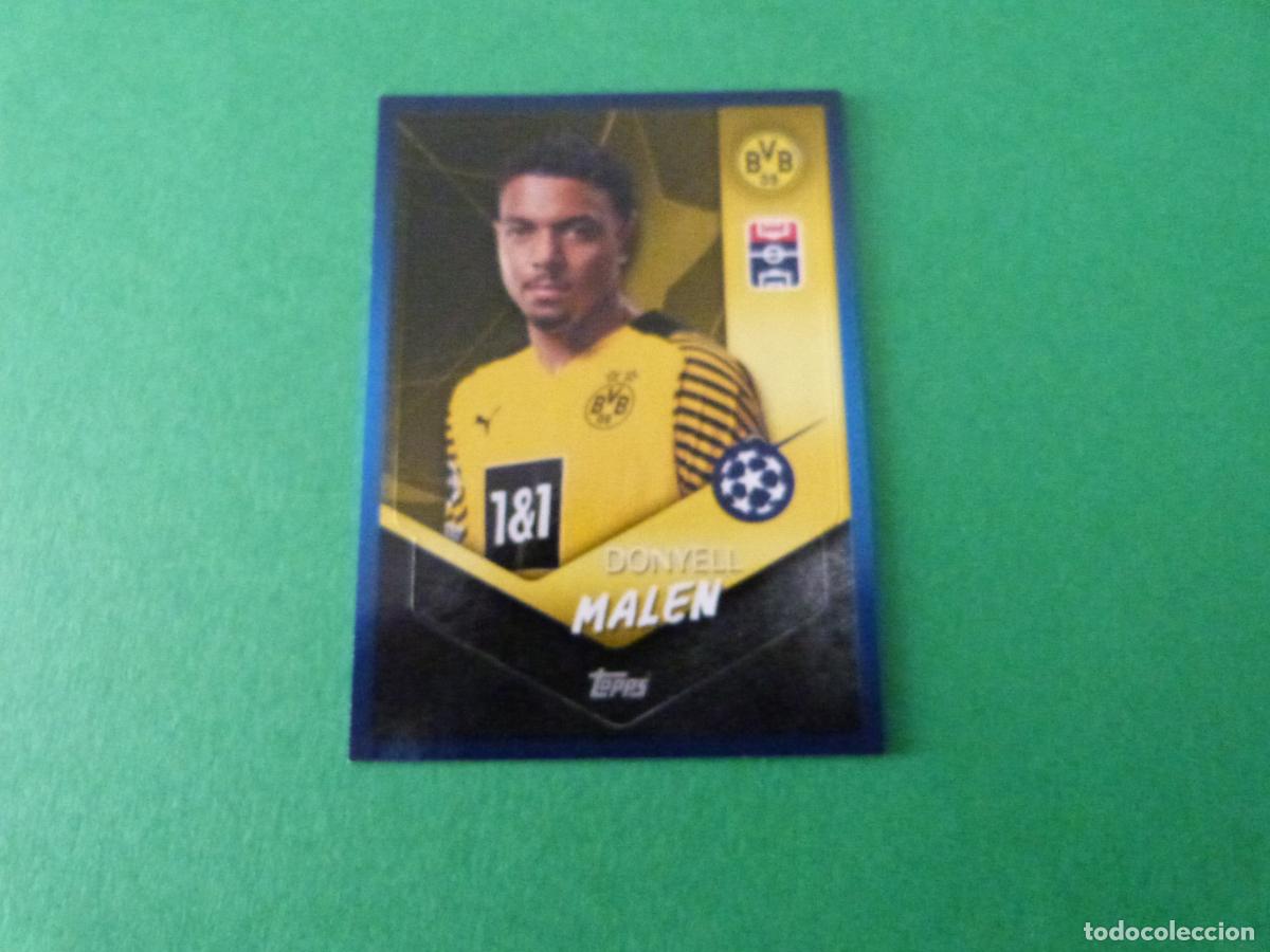 Football Stickers: CROMO FUTBOL MALEN BORUSSIA DORTMUND SIN PEGAR N&ordm; 244 CHAMPIONS LEAGUE 2021-2022/21-22 TOPPS