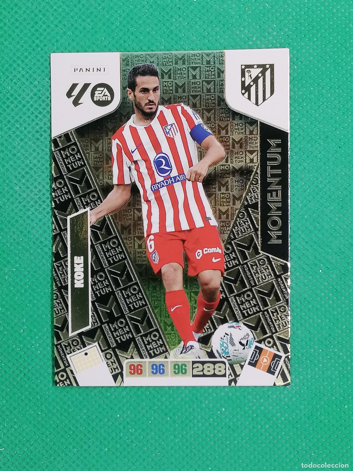 Cartes &agrave; collectionner de Football: KOKE ATLETICO DE MADRID MOMENTUM ⚽ PANINI LIGA ADRENALYN XL 2025 2026 25 26 ⚽
