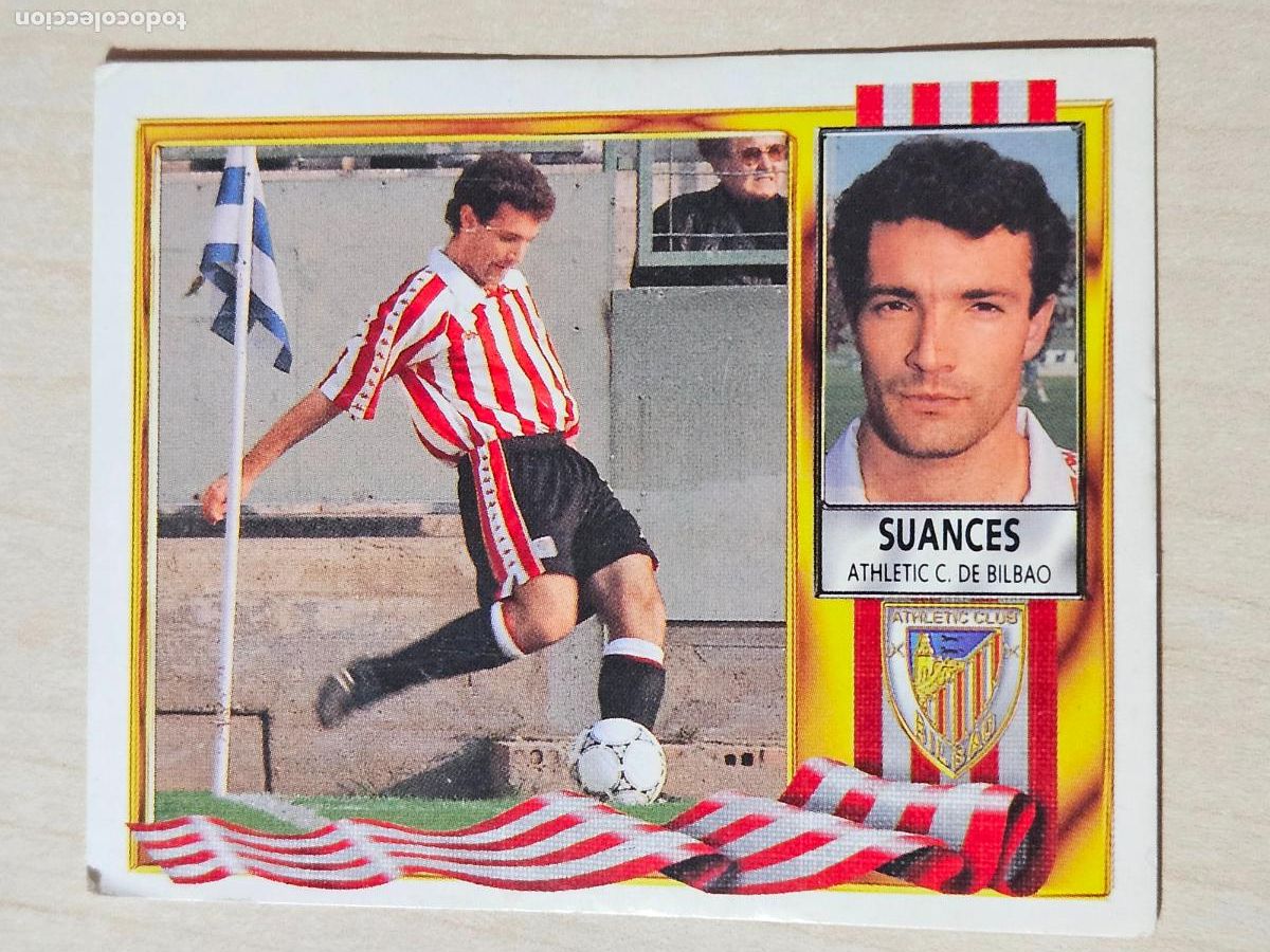 Cartes &agrave; collectionner de Football: EDICIONES ESTE 95 96 BAJA SUANCES ATHLETIC BILBAO CROMO NUEVO SIN PEGAR