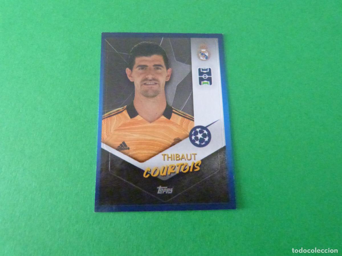Fu&szlig;ball-Sticker: CROMO FUTBOL COURTOIS REAL MADRID C.F. SIN PEGAR N&ordm; 304 CHAMPIONS LEAGUE 2021-2022/21-22 TOPPS