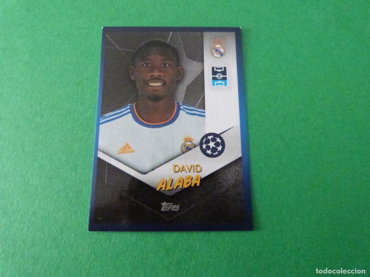 Fu&szlig;ball-Sticker: CROMO FUTBOL ALABA REAL MADRID C.F. SIN PEGAR N&ordm; 305 CHAMPIONS LEAGUE 2021-2022/21-22 TOPPS
