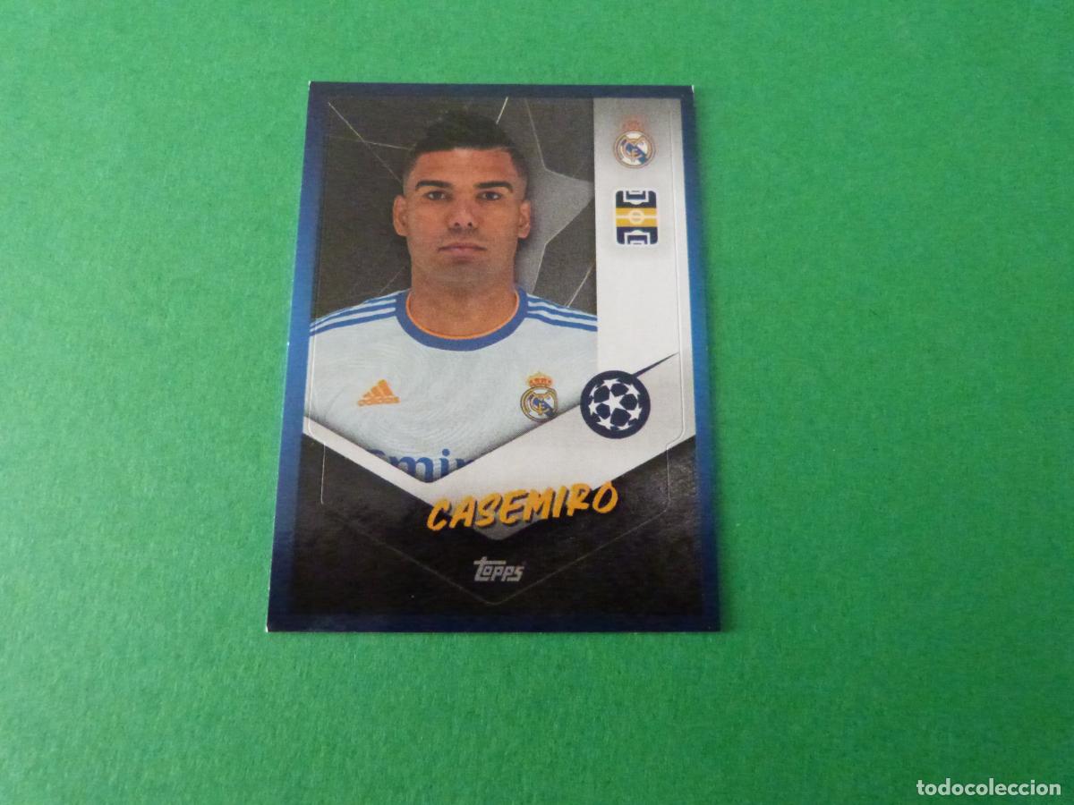 Fu&szlig;ball-Sticker: CROMO FUTBOL CASEMIRO REAL MADRID C.F. SIN PEGAR N&ordm; 310 CHAMPIONS LEAGUE 2021-2022/21-22 TOPPS