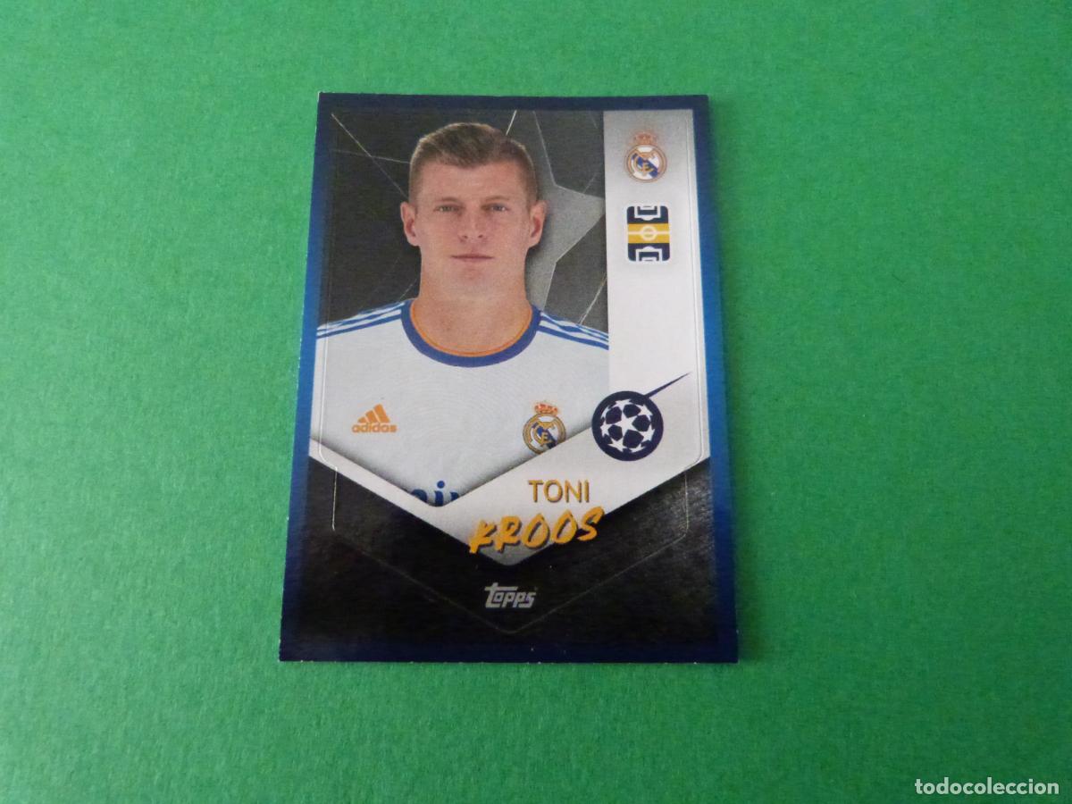 Fu&szlig;ball-Sticker: CROMO FUTBOL KROOS REAL MADRID C.F. SIN PEGAR N&ordm; 313 CHAMPIONS LEAGUE 2021-2022/21-22 TOPPS