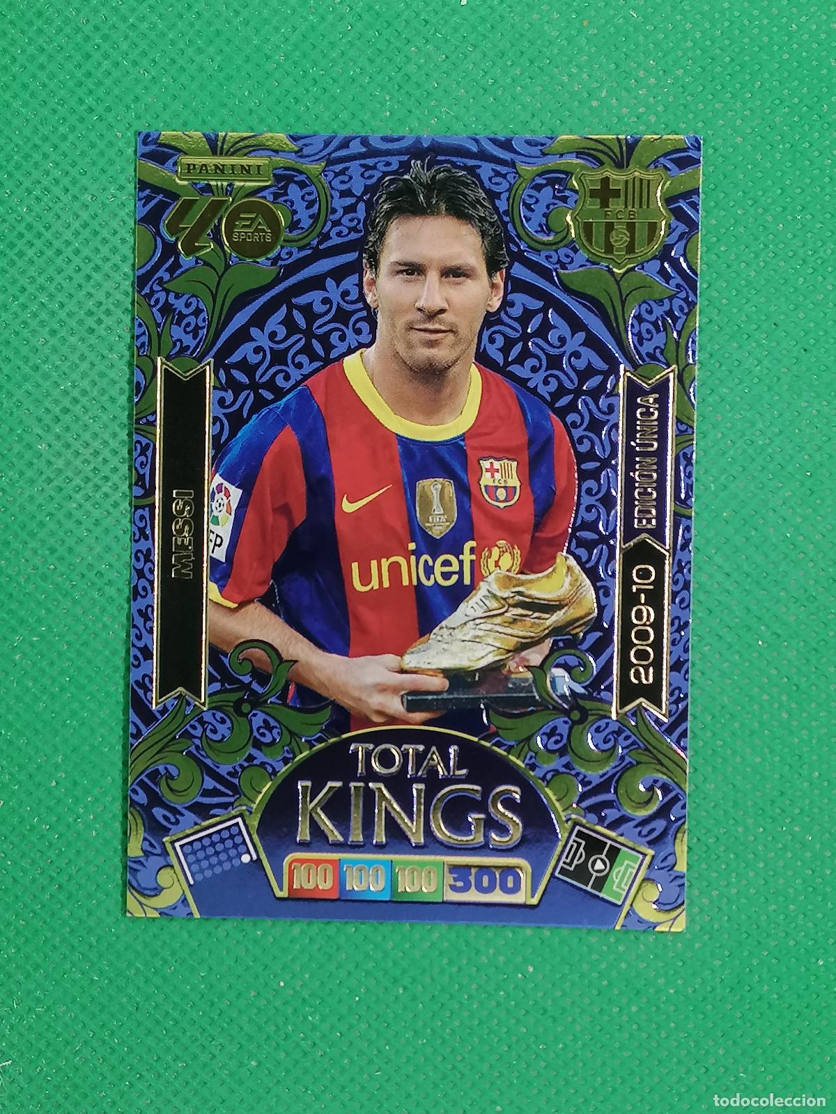 Football Stickers: 2009-10 MESSI BARCELONA BOTA DE ORO TOTAL KINGS ⚽ PANINI LIGA ADRENALYN XL 2025 2026 25 26 ⚽