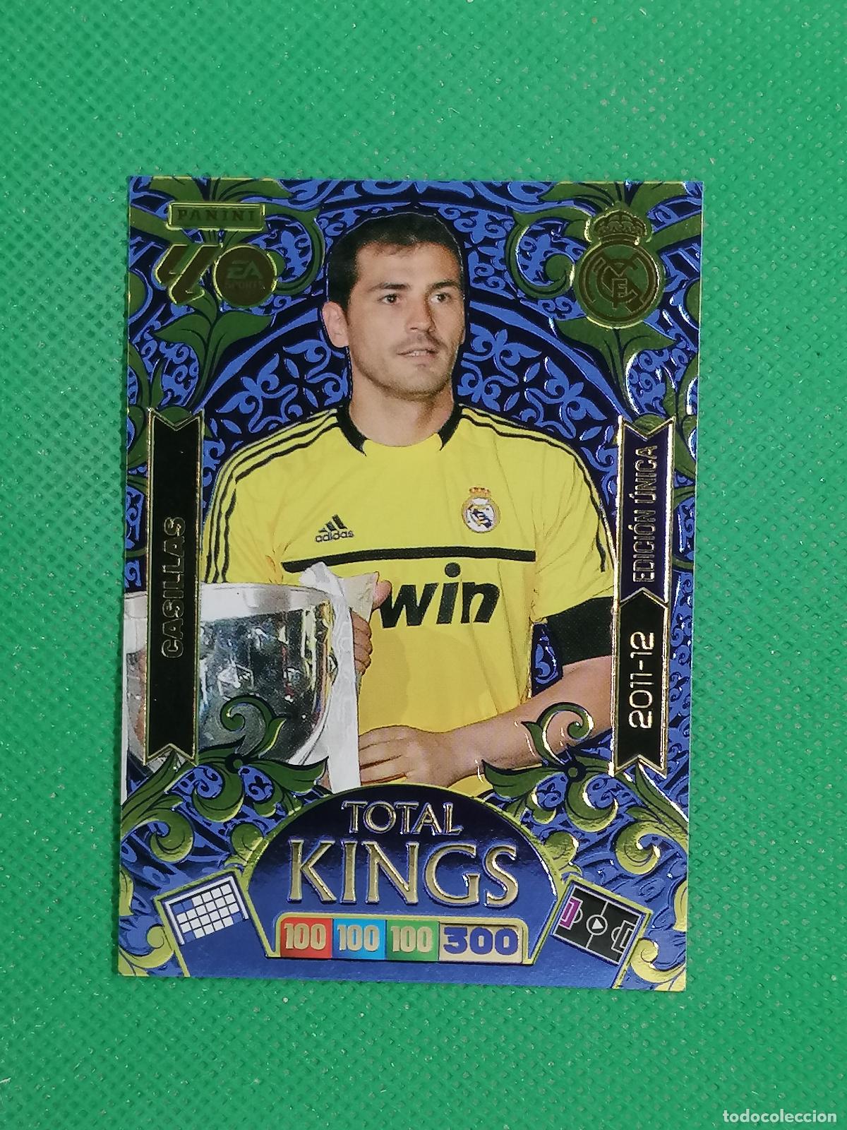 Cromos de F&uacute;tbol: 2011-12 CASILLAS REAL MADRID COPA DE LIGA TOTAL KINGS ⚽ PANINI LIGA ADRENALYN XL 2025 2026 25 26 ⚽