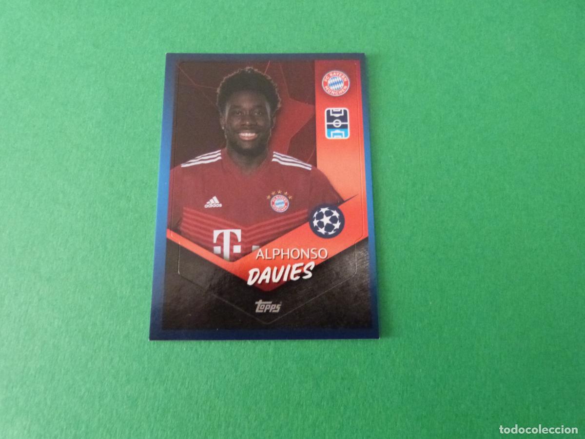 Football Stickers: CROMO FUTBOL DAVIES BAYERN DE MUNICH SIN PEGAR N&ordm; 365 CHAMPIONS LEAGUE 2021-2022/21-22 TOPPS
