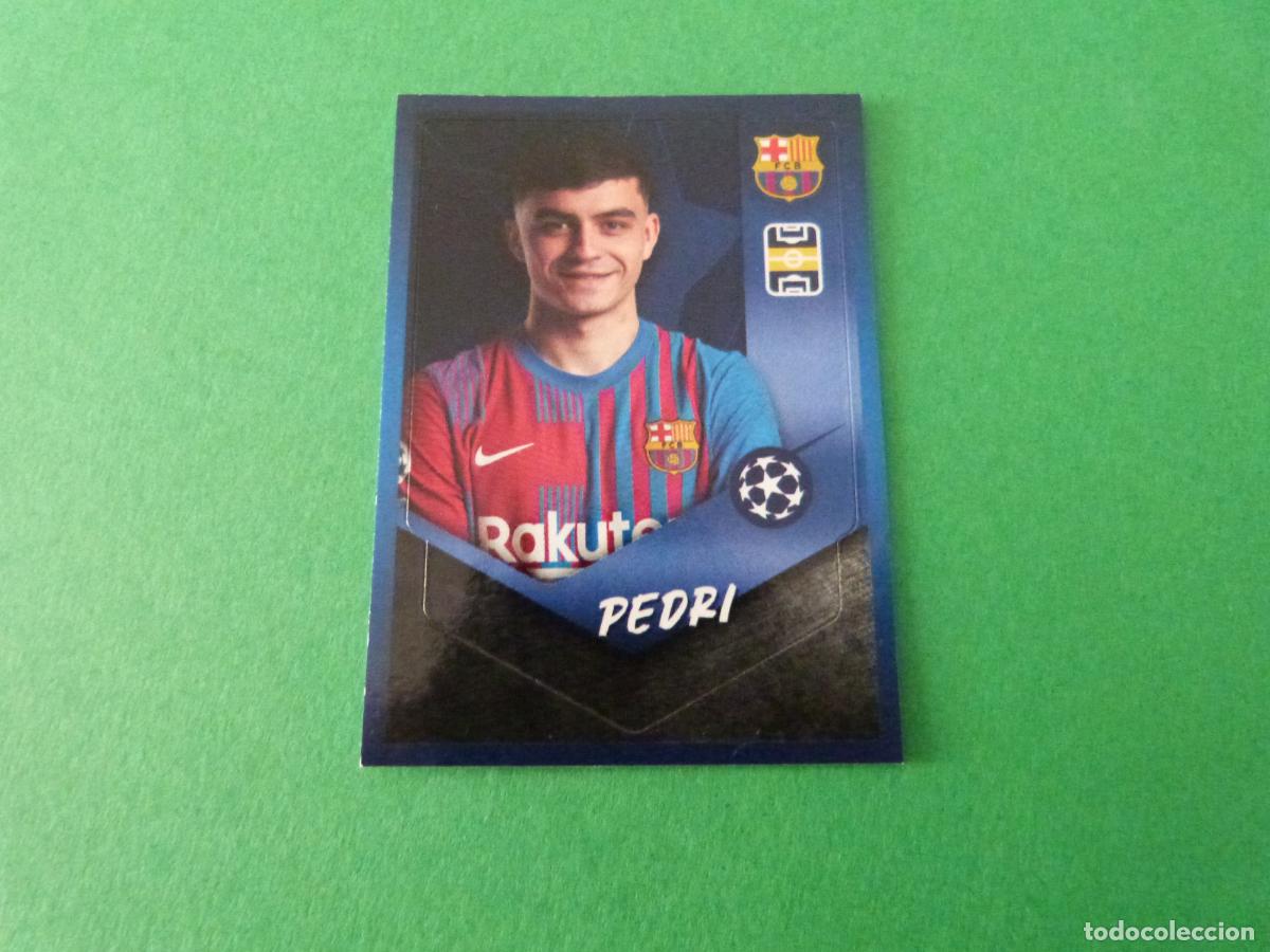 Figurine di Calcio: CROMO FUTBOL PEDRI F.C. BARCELONA SIN PEGAR N&ordm; 385 CHAMPIONS LEAGUE 2021-2022/21-22 TOPPS