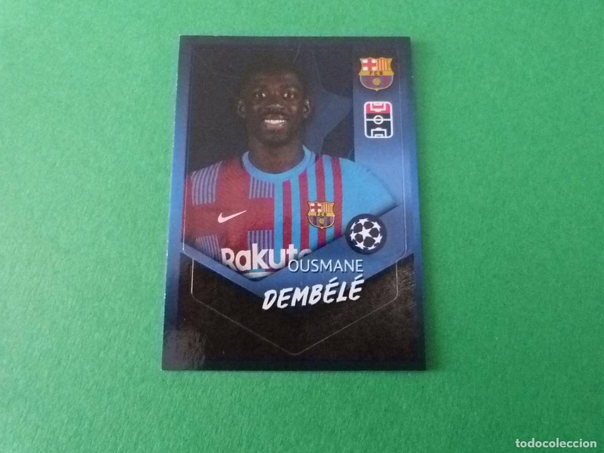 Figurine di Calcio: CROMO FUTBOL DEMBELE F.C. BARCELONA SIN PEGAR N&ordm; 389 CHAMPIONS LEAGUE 2021-2022/21-22 TOPPS