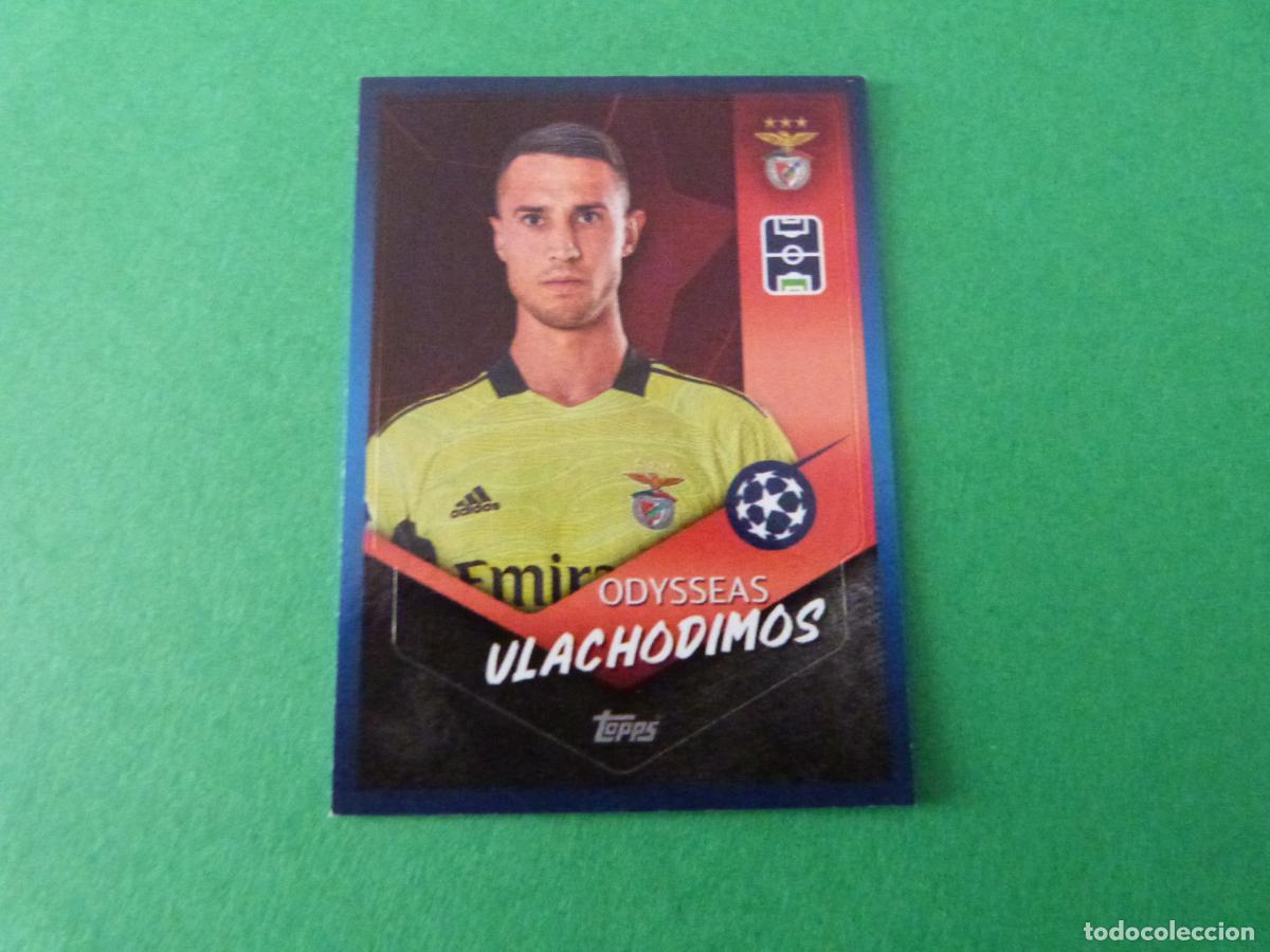 Figurine di Calcio: CROMO FUTBOL VLACHODIMOS SL BENFICA SIN PEGAR N&ordm; 394 CHAMPIONS LEAGUE 2021-2022/21-22 TOPPS
