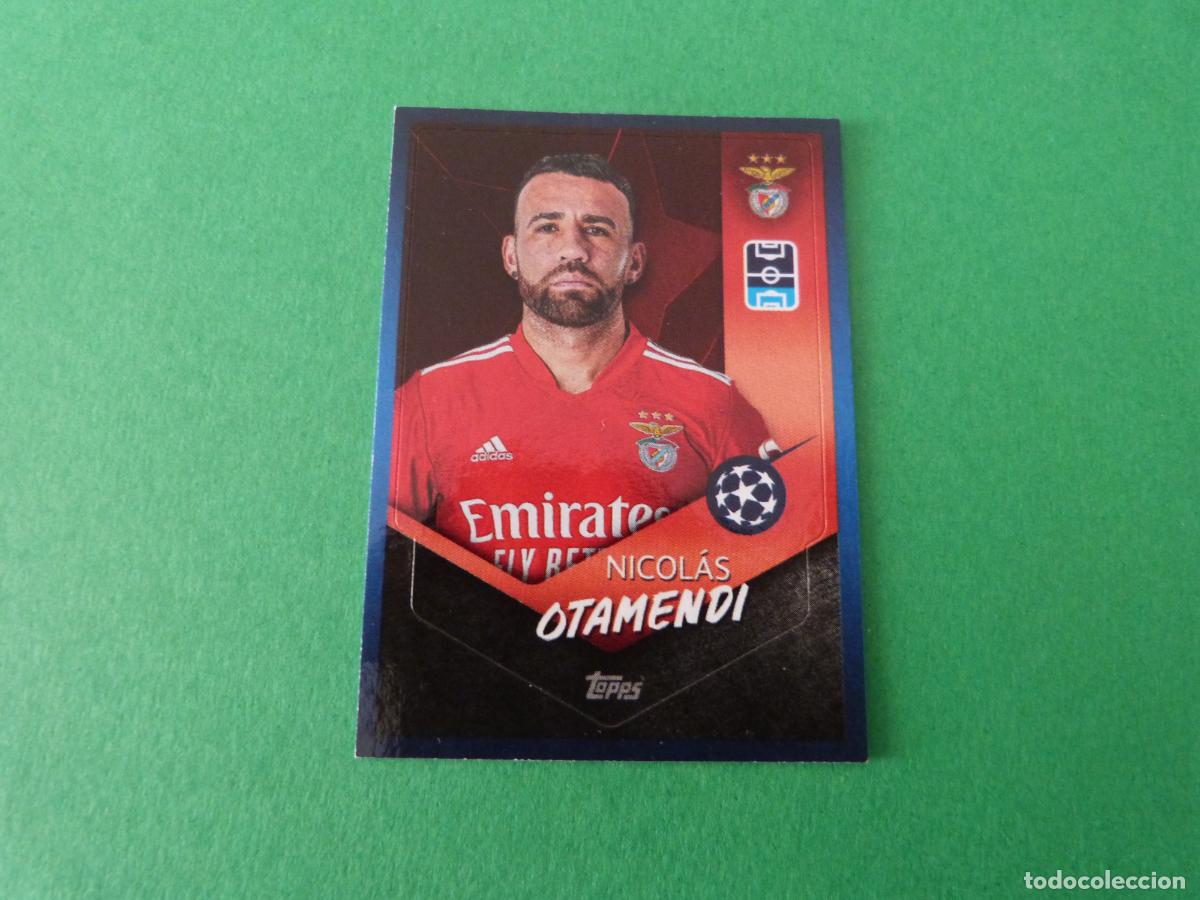 Figurine di Calcio: CROMO FUTBOL OTAMENDI SL BENFICA SIN PEGAR N&ordm; 395 CHAMPIONS LEAGUE 2021-2022/21-22 TOPPS
