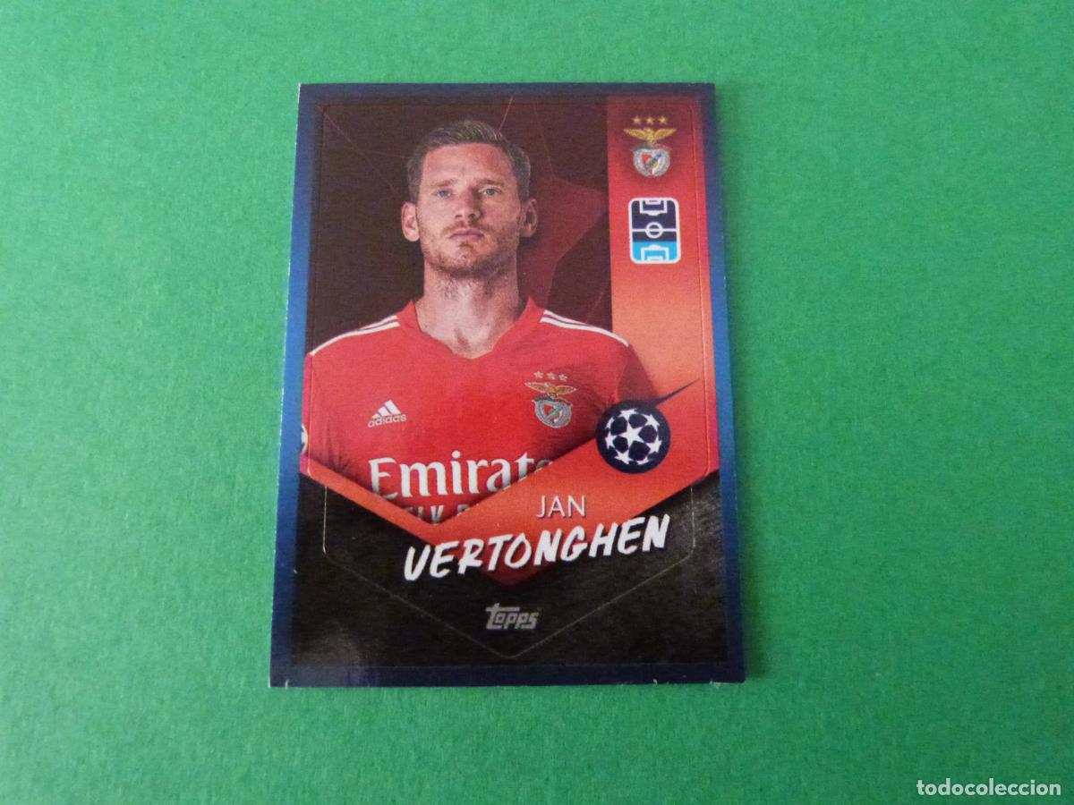 Figurine di Calcio: CROMO FUTBOL VERTOGHEN SL BENFICA SIN PEGAR N&ordm; 396 CHAMPIONS LEAGUE 2021-2022/21-22 TOPPS