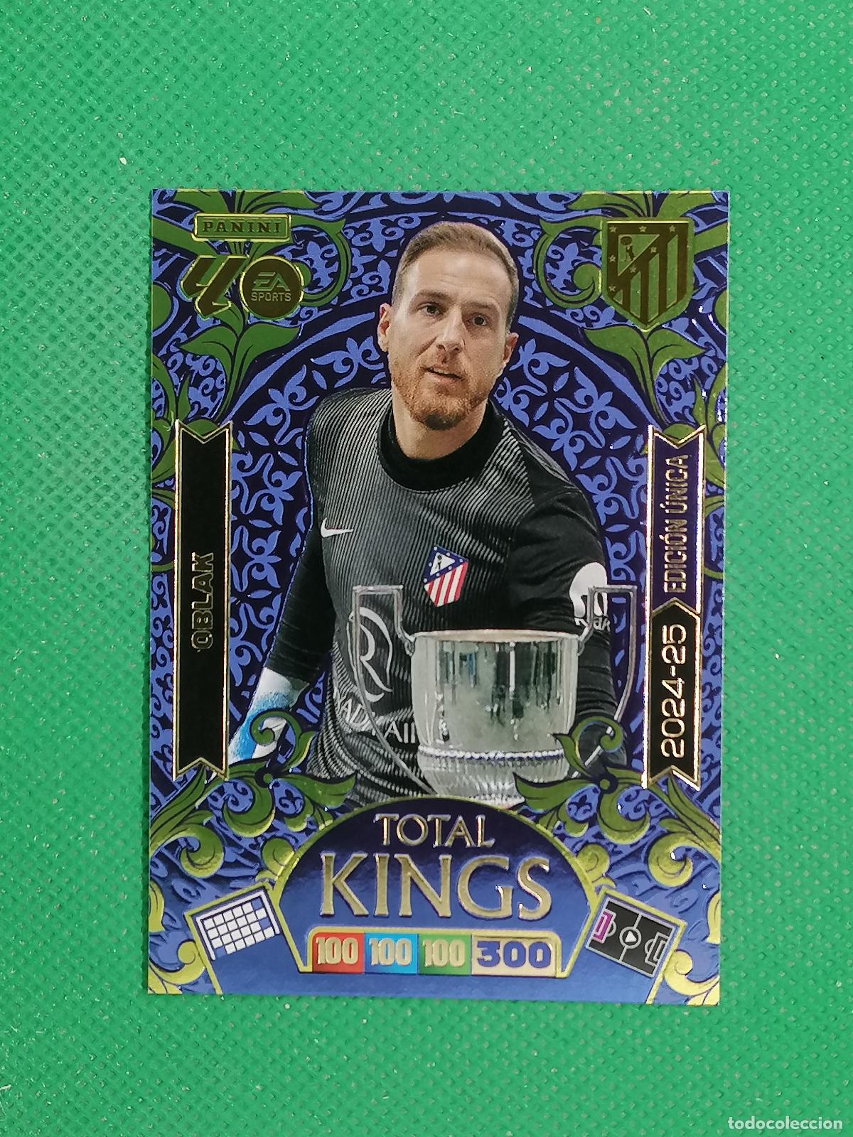 Figurine di Calcio: 2024 - 25 OBLAK ATLETICO DE MADRID TROFEO ZAMORA TOTAL KINGS ⚽ PANINI ADRENALYN 2025 2026 25 26 ⚽
